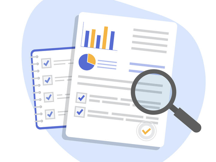 data reports graphic