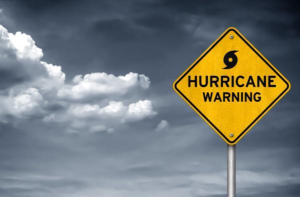 hurricane warning sign