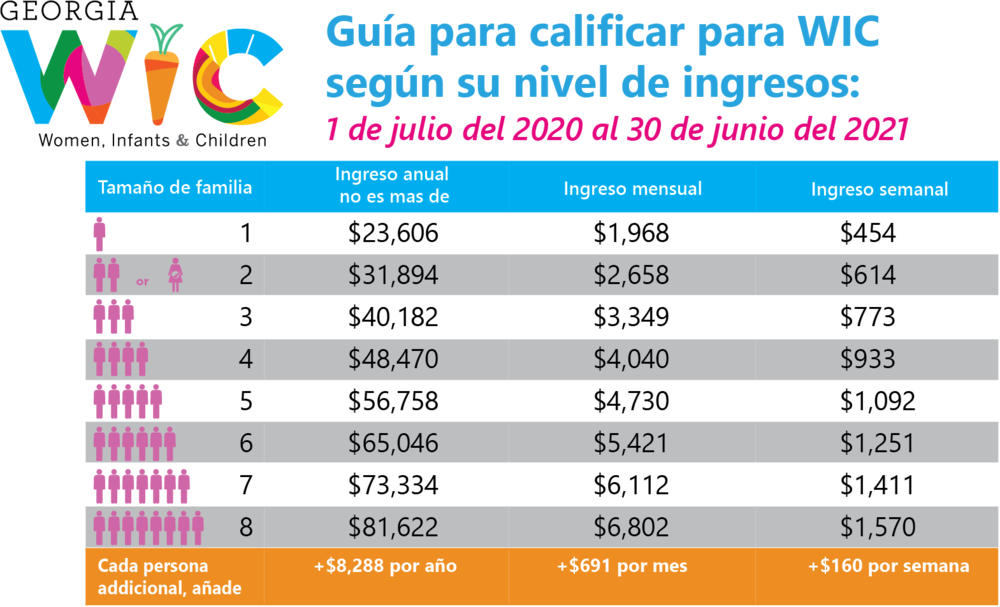 Income Guidelines 2020 Spanish