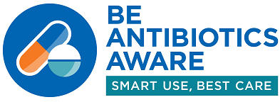 be antibiotics aware CDC logo