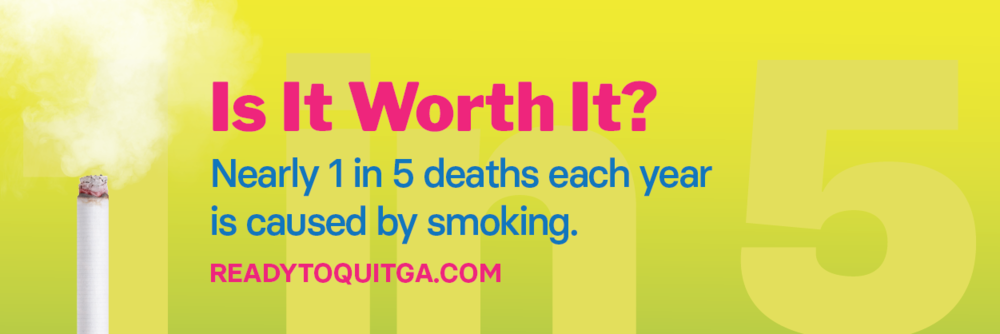 nearly 1 in 5 deaths each year is caused by smoking