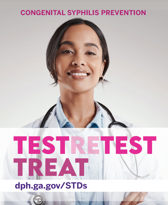 Congenital Syphilis Prevention Test Retest Treat Woman Doctor