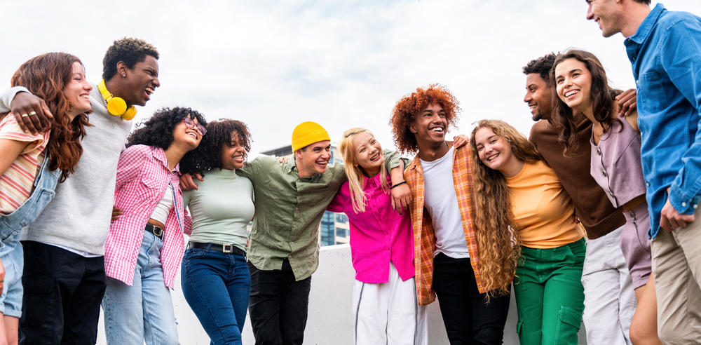 group of teenagers