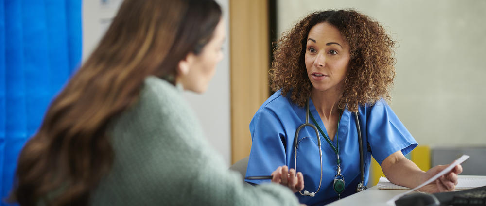 provider talking to a patient