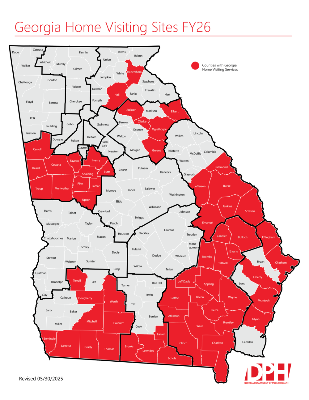 Georgia Home Visiting Sites