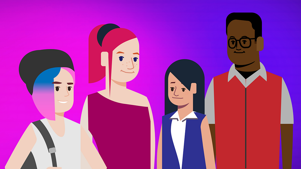 Illustration of a diverse group of individuals representing STI Awareness Week and encouraging people to talk, get tested, and seek treatment.