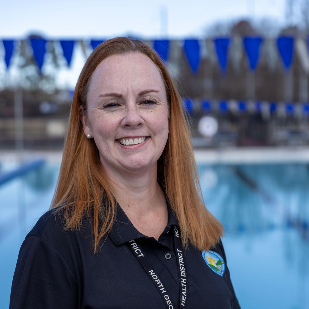 Andrea in environmental health photo