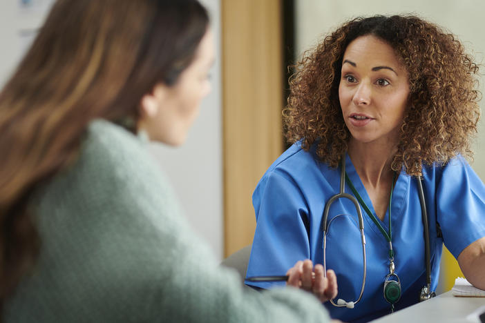provider talking to a patient
